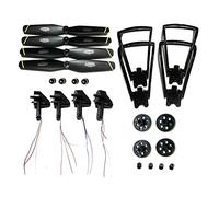 LILYY Accessori per droni SG700 SG700S DM107 S169 Rc Drone WiFi FPV Quadcopter Ricambi Braccio Motori Motori Lame Ingranaggio Elica Protezione Kit di Protezione Facile da installare(Blue)