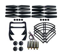 LILYY Accessori per droni Sjrc s20w s20 s30 s30w Drone Parte Motori Protezione Lama Motore Carrello di atterraggio Kit Protezioni Coperchio elica Facile da installare(Light Green)