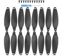 LILYY Accessori per droni Sostituzione da 2/4pair Pelice a Basso Rumore for Fimi X8 Mini Parti di droni Ala for Lama Pieghevole a Punta Leggera Fimi Accessorio Facile da installare(4Pair White Edge)