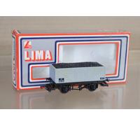 LIMA 305675 BR GRIGIO 7 PIANO WAGON M3132 Con Carico Di Carbone In Scatola