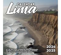 Lima Calendar 2024 2025: 16 Months of The Animal from Sep 2024 to Dec 2025,Square 8.5 x 8.5 Inches Gift For Organizing & Planning