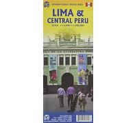 Lima & Central Peru Travel Reference Map: 1:13k/1:1,5m