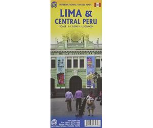 Lima & Central Peru Travel Reference Map: 1:13k/1:1,5m