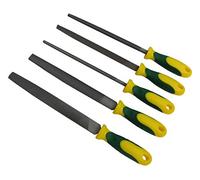 Lima da 6 pollici T12 in acciaio al carbonio 5 pezzi, taglio medio, per limatura di metallo tenero, alluminio, stagno, rame, plastica dura, legno duro