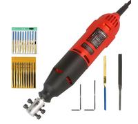 Lima elettrica alternativa 220V Trimmer per legno in metallo Sbavatura Levigatura Taglio Smerigliatrice a doppio scopo per acciaio e metallo