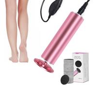 Lima elettrica per la rimozione dei calli dei piedi, velocità regolabile, per pelle morta e talloni screpolati, strumento professionale per pedicure con 60 dischi di carta vetrata, cura dei piedi