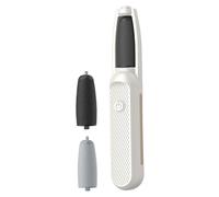 Lima elettrica per piedi, 3 marce, per rimozione calli e calli con 2 rulli, impermeabile, ricaricabile tramite USB, portatile, per rimuovere i calli