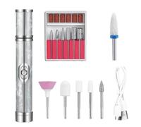 Lima elettrica per unghie, levigatrice per unghie spesse, a basso rumore, per unghie acriliche, gel lucidante, per manicure, pedicure, lucidatura, forma