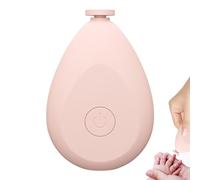 Lima elettrica per unghie per bambini, tagliaunghie con 4 testine di macinazione, a forma di goccia, forbici per unghie per neonati, bambini o adulti, cura, lucidatura e rifinitura, funzionamento a