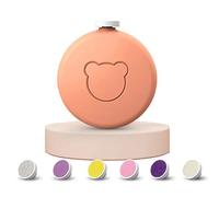 Lima elettrica per unghie, tagliaunghie per bambini, set per manicure, set elettrico per neonati e bambini, tagliaunghie 6 in 1 (Arancione)