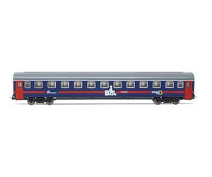 Lima Hl4051 FS UIC-Z1 Intercity Notte 2A Classe Livrea Base Blu con Modellino Ferrovia Materiale Rotabile, Carrozze