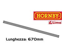 LIMA HORNBY H0 1:87 BINARIO DRITTO LUNGHEZZA 67cm 2 PEZZI ART R603