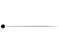 Lima meccanica rotonda, resistente, con manico antiscivolo, ideale per modellare e affilare parti metalliche e in legno.