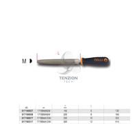 Beta 1719BMA6/M - Lime mezzotonde a taglio mezzodolce, con impugnatura