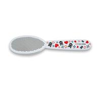 Lima Pedicure Professionale 3 Garofani | Rimozione Raschietto per Calli e Durezza per Piedi, Scrub Tacchi, Lucidante, Acciaio Inossidabile 20 cm | Collezione Skull Lover