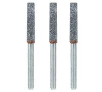 Lima per affilare per motoseghe diamantate,3 pezzi di pietra per affilare da 4 mm, adatta per qualsiasi utensile rotante, trapano elettrico/trapano a mano, Lima per affilare per motoseghe diaman