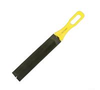 Lima per affilare seghe a mano, raspa sagomata con manico in gomma morbida, 150 mm o 200 mm per sbavare e modellare strumenti (20,3 cm)