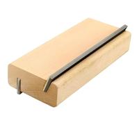 Lima per bordi dei tasti per chitarra, lima 2 in 1 con manico in legno, doppia lama per una rielaborazione rapida e liscia, ideale per la cura del collo della chitarra e la lavorazione precisa dei