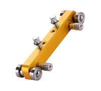 Lima per dadi di chitarra di alta qualità per levigatura rapida e accurata, include carta vetrata e leghe di alluminio ergonomiche telaio durevole levigatrice per dadi in alluminio