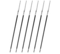 Lima per Motosega, 6 Pezzi Lime Rotonde per Catene di Motosega, 4.0 mm Affila Catena Motosega, per L'affilatura Manuale Delle Catene Delle Seghe