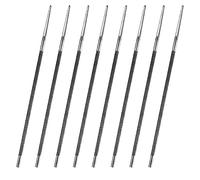 Lima per Motosega, 8 Pezzi Lime Rotonde per Catene di Motosega, 4.8 mm Affila Catena Motosega, per L'affilatura Manuale Delle Catene Delle Seghe