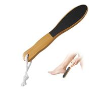 Lima per Piedi a Doppia Superficie in Legno, Raspa per Piedi e Talloni con Grana Fine e Grossa, Calli Piedi Rimozione, Raspa Piedi Professionale Lavabile, Strumento per Kit Pedicure Naturale