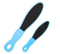Lima per Piedi a Doppia Superficie Lima per Pedicure Lima per Calli e Duroni Raspa Rimuovi Calli Raschietto del Tallone Piedi Attrezzi Scrubber di Riparazione Cura dei Piedi, Blu, 2 Taglie