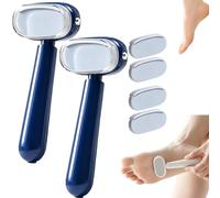 Lima per piedi a due lati, rimozione dei calli ergonomici, blue2 | Lima a doppio lato per rimuovere calli con lama in acciaio inox per rimozione del callo, strumento manuale sicuro per