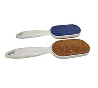 Lima per piedi double face, 100% terracotta naturale e nano vetro