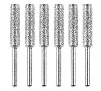 Lima per pietra da macinare, 12 accessori per trapano, 5,5 mm diamante diamantato placcato in titanio, affilatrice per motosega, per affilare in modo preciso e rapido e facile la lama