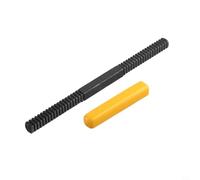 Lima per riparazione filettature per bulloni metrici 0,75-3 mm, set da 8 pezzi con passo 0,75/1,0/1,25/1,5/1,75/2,0/2,5/3,0 mm, in acciaio al carbonio 45# HRC48-50 per prigionieri e tubi danneggiati