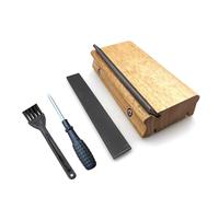 Lima per tasti per chitarra, con 3 angoli regolabili, struttura in legno per vestire efficacemente i tasti su chitarre, bassi, ukulele, strumento di finitura del bordo del collo della chitarra