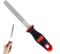 Lima piatta diamantata 6 pollici, grana media 150, per vetro, ceramica, piastrelle, marmo, granito e pietra, doppia superficie, manico ergonomico con impugnatura comoda e foro per appendere