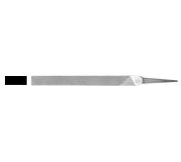 Lima piatta parallela per meccanici, acciaio al carbonio, design ergonomico, ideale per levigare e modellare superfici metalliche.
