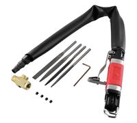 Lima pneumatica a movimento alternativo AF5 con sega ad aria per metallo e legno, per taglio e lucidatura con blocco di sicurezza e impugnatura in gomma antiscivolo