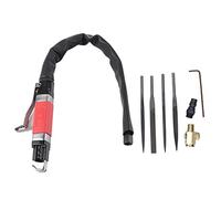 Lima pneumatica con interruttore a scatto, rettificatrice pneumatica, pressione dell'aria 6,2 bar, 90 psi, strumento di lucidatura ad alte prestazioni per metallo e plastica, lega di zinco +
