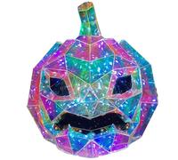 LIMA PRISMATICA PRISTA IRIDESCENTE PUNMATICA 13X13X12 in luci di Halloween colorate in luce decotativa con ricarica USB per portico per feste infestate casa bianca