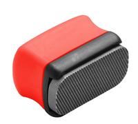 Lima rossa a due lati, strumento di levigatura fine, strumento per rimuovere residui di vernice, macchie di pennello, pittura auto