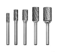 Lima rotante in carburo da 6 mm, utensile da taglio per smussatura efficace e lavorazione rotonda di vari metalli (14 mm)