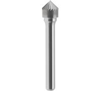 Lima rotativa hm conica 90 gradi standard 10x5 mm gambo 6 Fervi k10sc6
