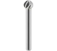 Lima rotativa hm sferica alluminio 10x9 mm gambo 6 Fervi d10al6