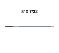 LIMA TONDA PER SEGHE 8 x 7/32 mm 200 x 5,5 12 PZ