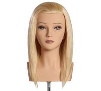 L'IMAGE SANDRA Testina styling con capelli biondo platino di 30 cm