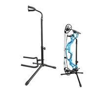 limaity Tiro con l'arco Compound Bow Stand Portatile Pieghevole Bow Stand Uso Pieghevole Compound Bow Stand per la Caccia Sport All'aria Aperta