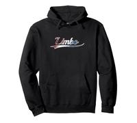 Limbo Patriotic Red White Blue USA Game Theme Felpa con Cappuccio