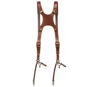 L'imbracatura per doppia fotocamera The Hantler Cognac / Ottone, Regular