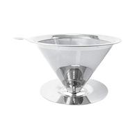 L'imbuto del caffè filtra il materiale dell'acciaio inossidabile degli strumenti del caffè del filtro