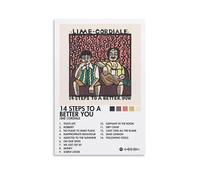 Lime Cordiale 14 Steps to A Better YouCanvas Poster per camera da letto, decorazione artistica da parete, poster con stampa artistica da parete, stile retrò, decorazione per la casa e la camera da
