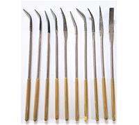 LIME DIAMANTATE CURVE LUNGHEZZA 140 mm SET 10 PZ