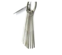 Lime In Metallo Con Manico Lungo In 13 Misure Adatte Per Realizzare E Lucidare Ponti E Dadi Per Chitarra Guitar Making Tools(Without box)